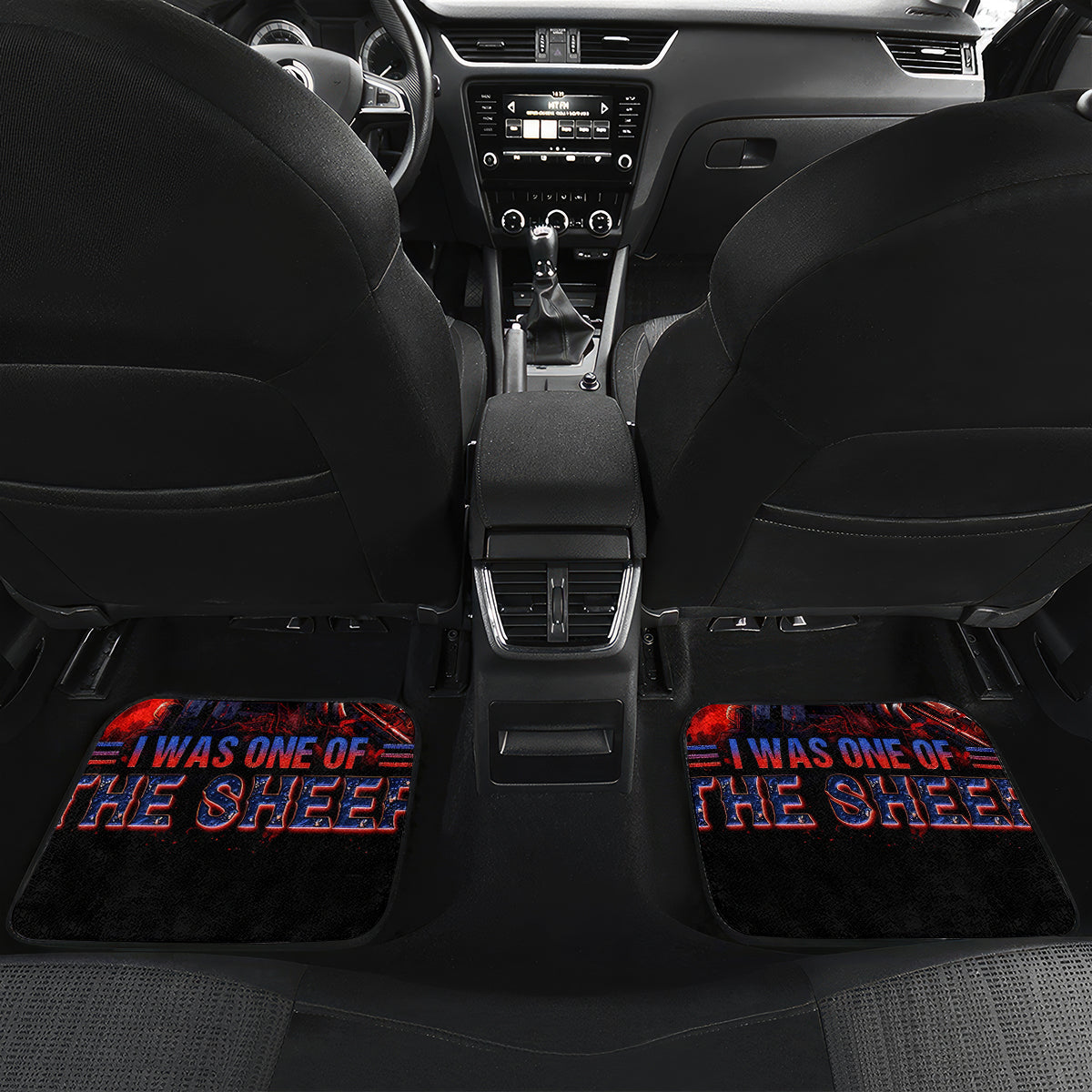 Soldier Skull Car Mats Your First Mistake Was Thinking I Was One Of The Sheep - Wonder Print Shop