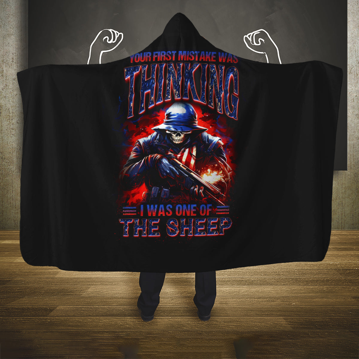 soldier-skull-hooded-blanket-your-first-mistake-was-thinking-i-was-one-of-the-sheep