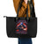 Soldier Skull Leather Tote Bag Your First Mistake Was Thinking I Was One Of The Sheep - Wonder Print Shop