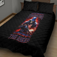 Soldier Skull Quilt Bed Set Your First Mistake Was Thinking I Was One Of The Sheep - Wonder Print Shop