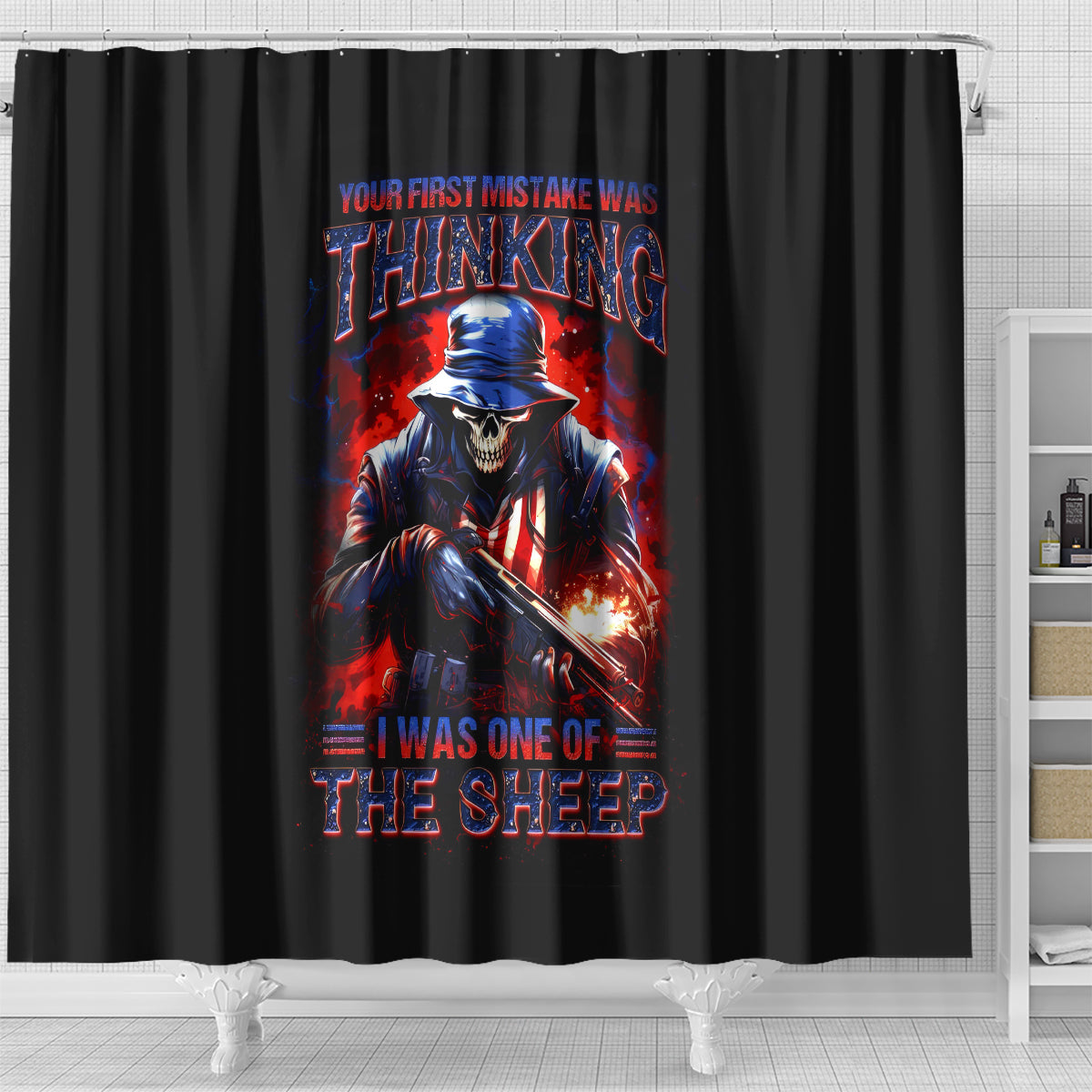 soldier-skull-shower-curtain-your-first-mistake-was-thinking-i-was-one-of-the-sheep