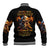 Fire Gun Skull Baseball Jacket Your First Mistake Was Thinking I Was One Of The Sheep - Wonder Print Shop