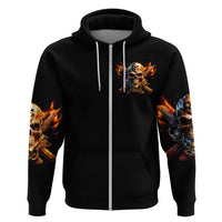 Fire Gun Skull Hoodie Your First Mistake Was Thinking I Was One Of The Sheep - Wonder Print Shop