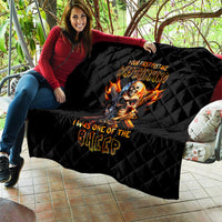 Fire Gun Skull Quilt Your First Mistake Was Thinking I Was One Of The Sheep - Wonder Print Shop
