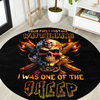 fire-gun-skull-round-carpet-your-first-mistake-was-thinking-i-was-one-of-the-sheep