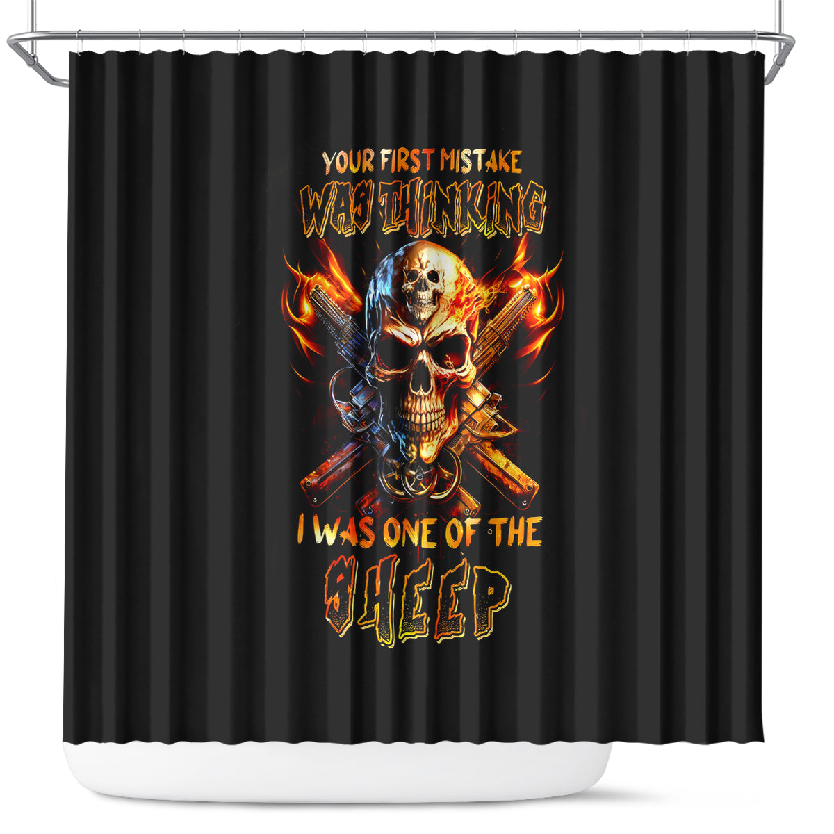 fire-gun-skull-shower-curtain-your-first-mistake-was-thinking-i-was-one-of-the-sheep