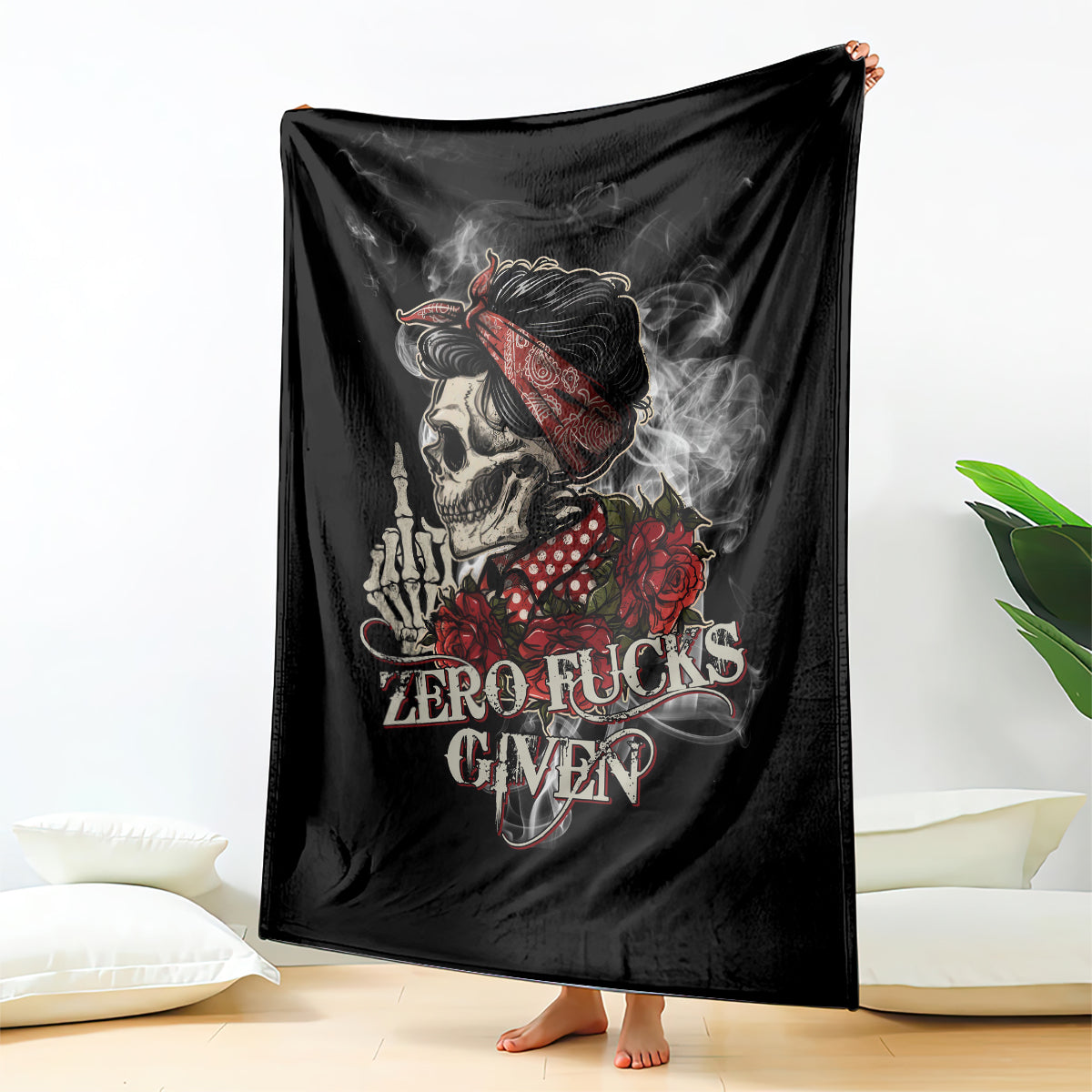 girl-skull-blanket-zero-fucking-given