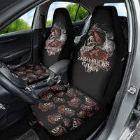 Girl Skull Car Seat Cover Zero Fucking Given - Wonder Print Shop