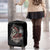 Girl Skull Luggage Cover Zero Fucking Given - Wonder Print Shop