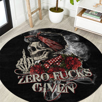 girl-skull-round-carpet-zero-fucking-given