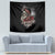 Girl Skull Tapestry Zero Fucking Given - Wonder Print Shop