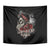 Girl Skull Tapestry Zero Fucking Given - Wonder Print Shop