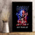 American Skull Canvas Wall Art American Live It Love It Or Get The Hell Out - Wonder Print Shop