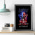 American Skull Canvas Wall Art American Live It Love It Or Get The Hell Out - Wonder Print Shop