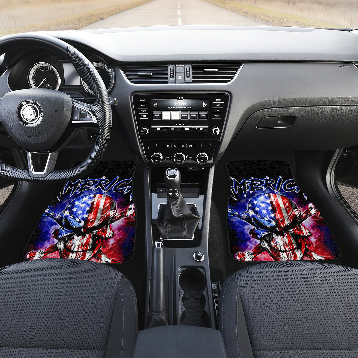 American Skull Car Mats American Live It Love It Or Get The Hell Out - Wonder Print Shop