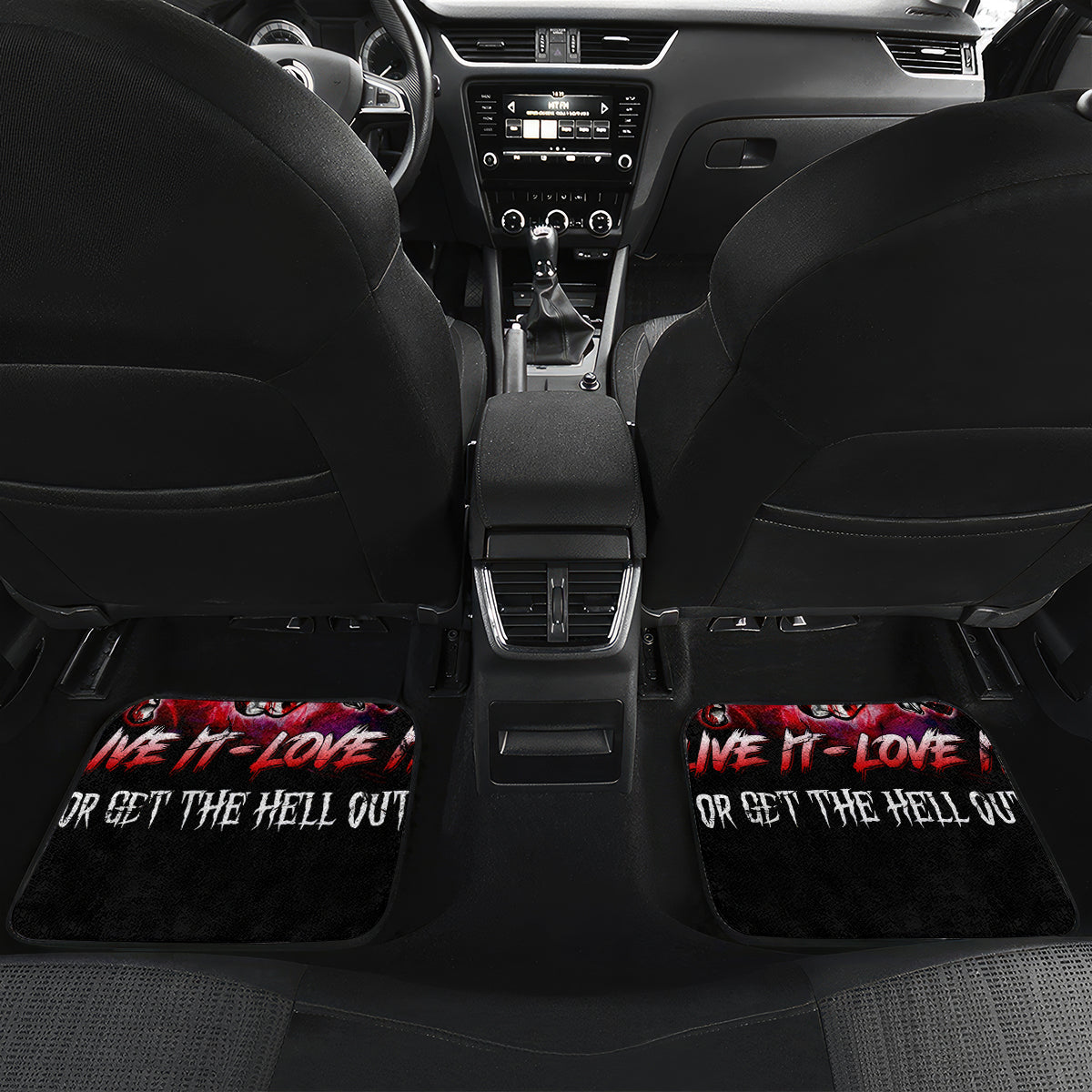 American Skull Car Mats American Live It Love It Or Get The Hell Out - Wonder Print Shop