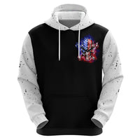American Skull Hoodie American Live It Love It Or Get The Hell Out - Wonder Print Shop