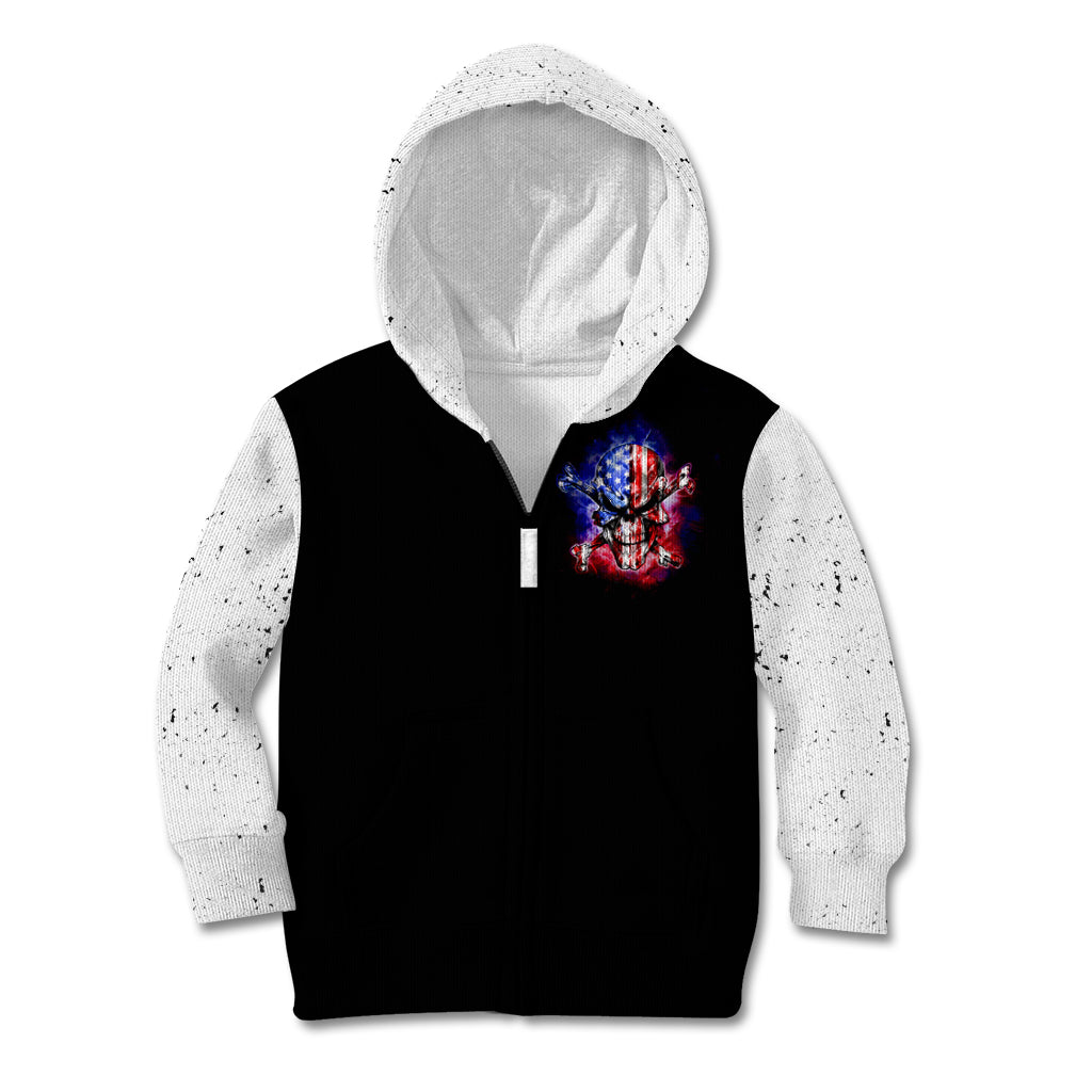 American Skull Kid Hoodie American Live It Love It Or Get The Hell Out - Wonder Print Shop