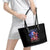 American Skull Leather Tote Bag American Live It Love It Or Get The Hell Out - Wonder Print Shop