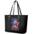 American Skull Leather Tote Bag American Live It Love It Or Get The Hell Out - Wonder Print Shop