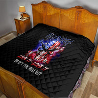 American Skull Quilt American Live It Love It Or Get The Hell Out - Wonder Print Shop
