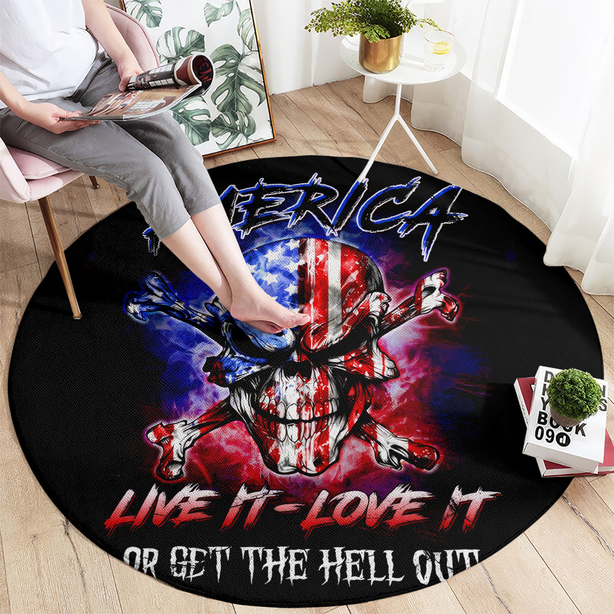 american-skull-round-carpet-american-live-it-love-it-or-get-the-hell-out