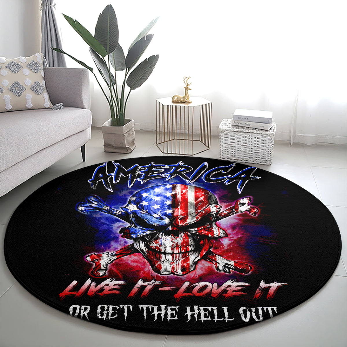 american-skull-round-carpet-american-live-it-love-it-or-get-the-hell-out