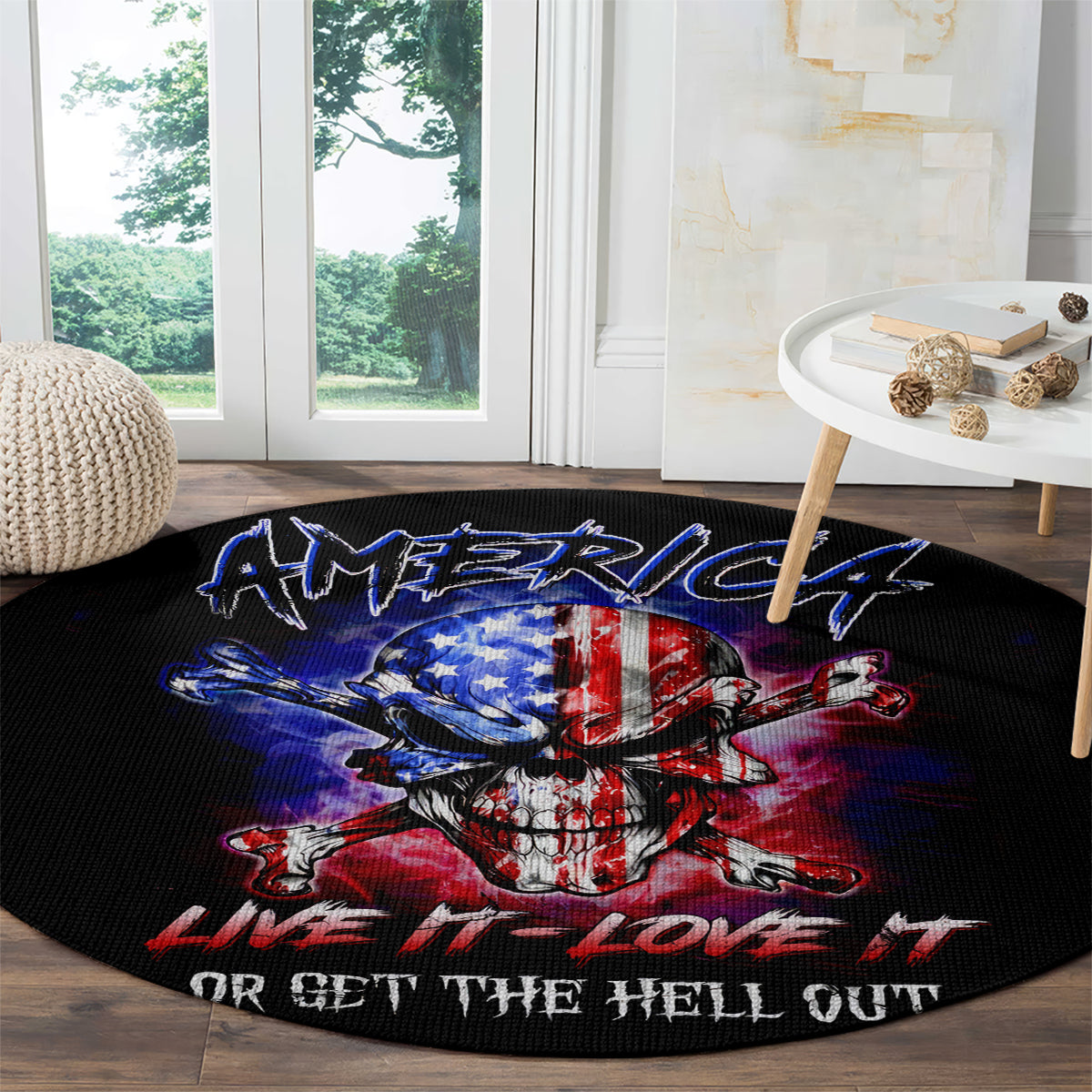 american-skull-round-carpet-american-live-it-love-it-or-get-the-hell-out