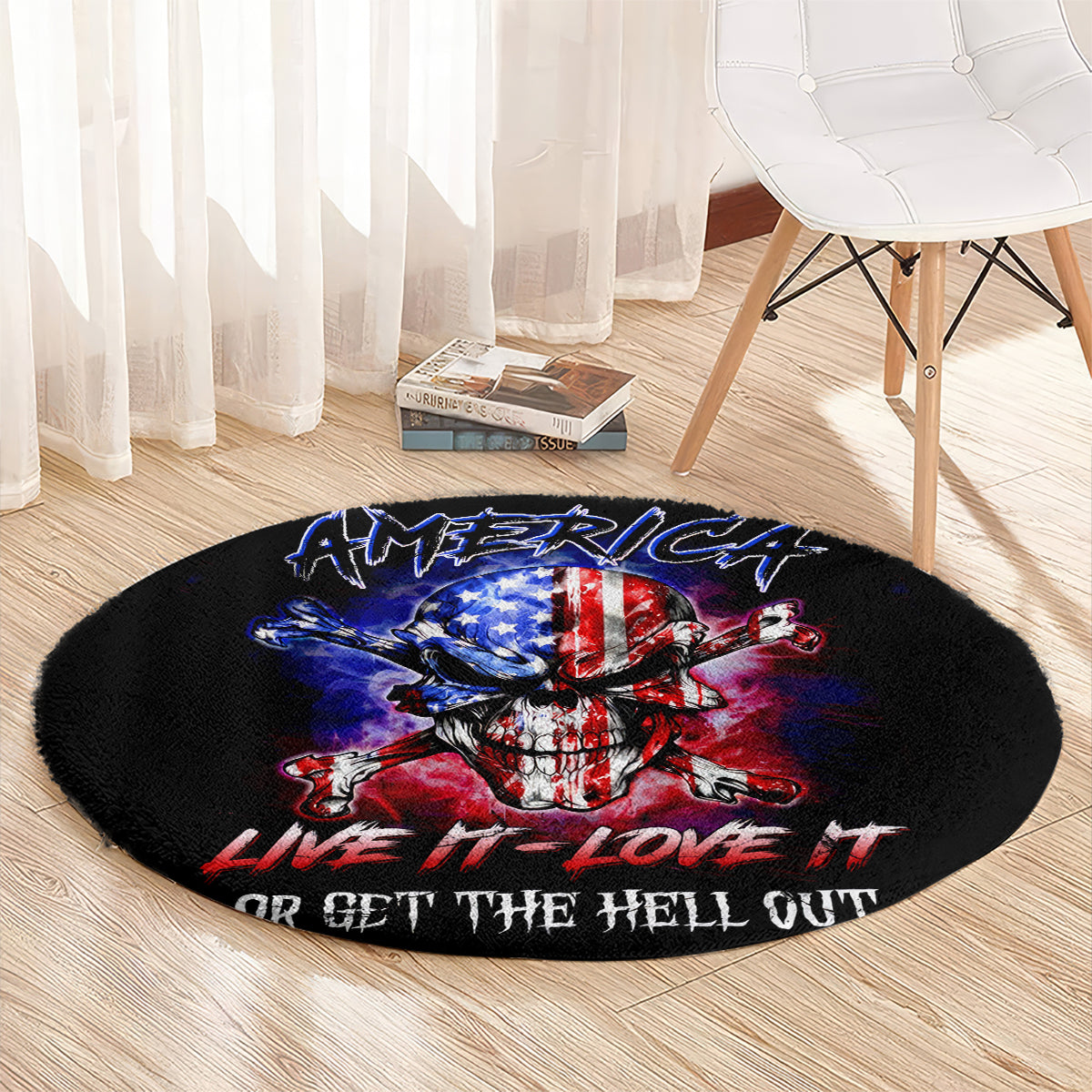american-skull-round-carpet-american-live-it-love-it-or-get-the-hell-out