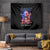 American Skull Tapestry American Live It Love It Or Get The Hell Out - Wonder Print Shop
