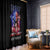 American Skull Window Curtain American Live It Love It Or Get The Hell Out - Wonder Print Shop