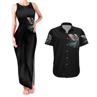 Angel Skull Couples Matching Tank Maxi Dress and Hawaiian Shirt She Whispered Back Iam The Storm - Wonder Print Shop
