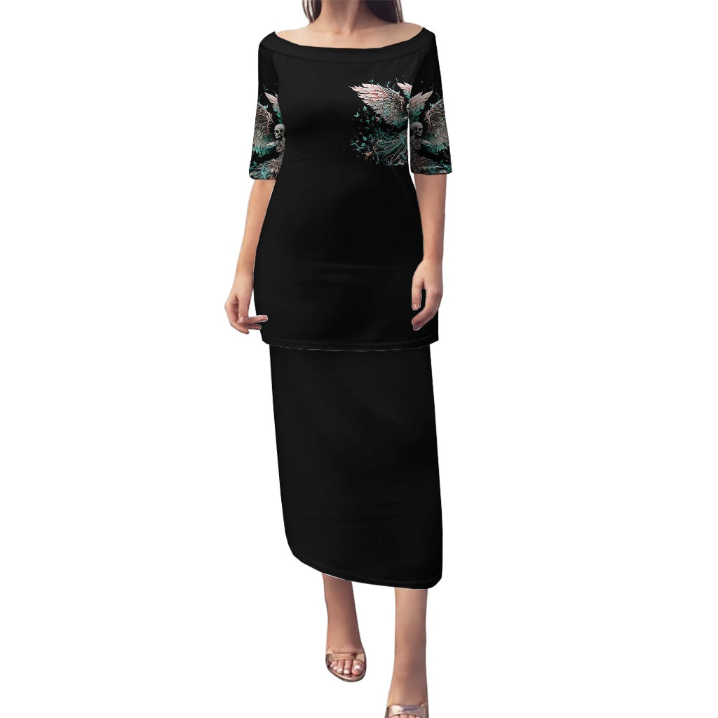 Angel Skull Puletasi She Whispered Back Iam The Storm - Wonder Print Shop