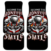 Satan Skull Car Mats Become The Monster And Show Your True Smile - Wonder Print Shop