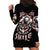 Satan Skull Hoodie Dress Become The Monster And Show Your True Smile - Wonder Print Shop