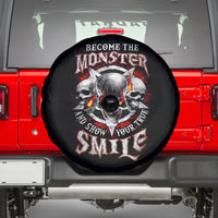 Satan Skull Spare Tire Cover Become The Monster And Show Your True Smile - Wonder Print Shop