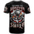 Satan Skull T Shirt Become The Monster And Show Your True Smile - Wonder Print Shop