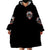 Satan Skull Wearable Blanket Hoodie Become The Monster And Show Your True Smile - Wonder Print Shop