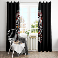 Satan Skull Window Curtain Become The Monster And Show Your True Smile - Wonder Print Shop