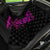 Flower Skull Back Car Seat Cover Can You See The Fuck You In My Smile - Wonder Print Shop