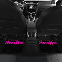 Flower Skull Car Mats Can You See The Fuck You In My Smile - Wonder Print Shop