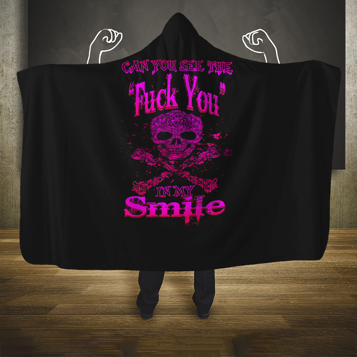 flower-skull-hooded-blanket-can-you-see-the-fuck-you-in-my-smile