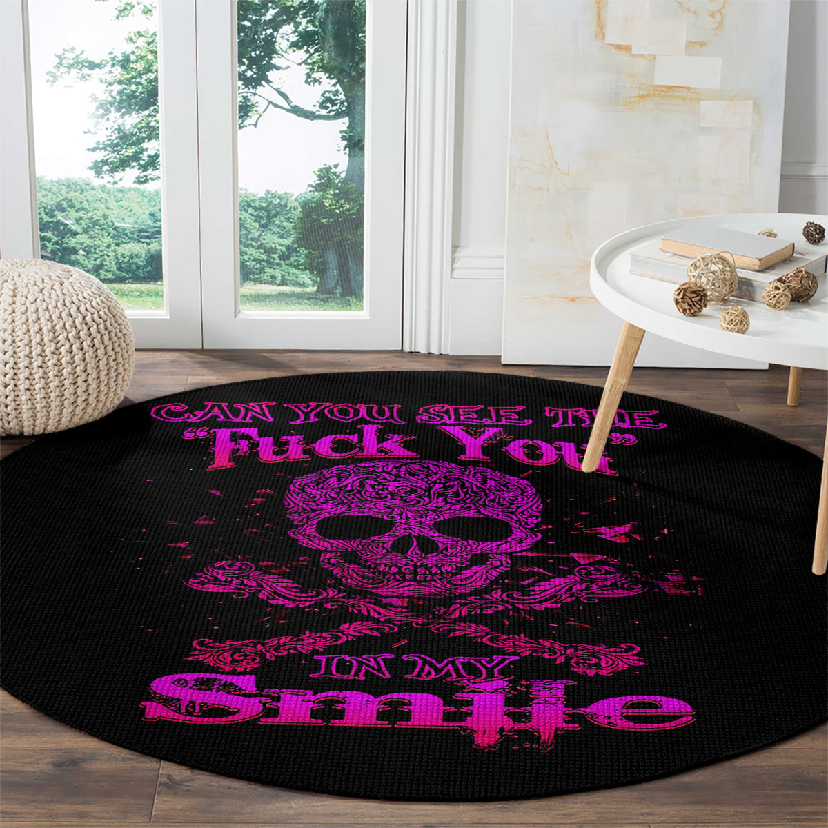 flower-skull-round-carpet-can-you-see-the-fuck-you-in-my-smile