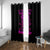 Flower Skull Window Curtain Can You See The Fuck You In My Smile - Wonder Print Shop