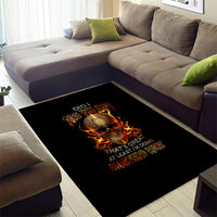 Fire Skull Area Rug Did I Piss You Off That's Great At Least I'm Doing Something Right - Wonder Print Shop