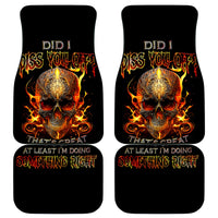 Fire Skull Car Mats Did I Piss You Off That's Great At Least I'm Doing Something Right - Wonder Print Shop