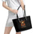 Fire Skull Leather Tote Bag Did I Piss You Off That's Great At Least I'm Doing Something Right - Wonder Print Shop