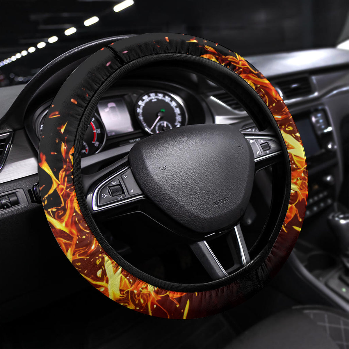 Fire Skull Steering Wheel Cover Did I Piss You Off That's Great At Least I'm Doing Something Right - Wonder Print Shop