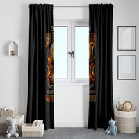 Fire Skull Window Curtain Did I Piss You Off That's Great At Least I'm Doing Something Right - Wonder Print Shop