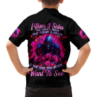 Rose Skull Hawaiian Shirt I Have 3 Sides And You Never Want To See - Wonder Print Shop